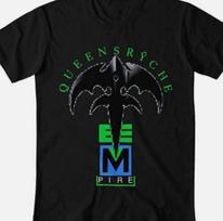 Rare Queensryche Empire Album Short Sleeve Black All Size T-Shirt S