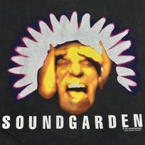 Vintage Soundgarden Black Hole Sun 1994 Band Sz.L Single Stitch T-Shirt REPRINT M