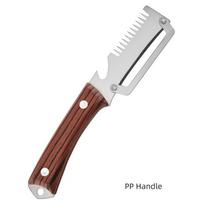 3-In-1 Serrated Peeling Knife Premium Vegetable Peeler With Scallion Shredder And Bottle Opener Kitchen Tool