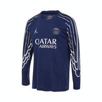 JORDAN Paris Saint Germain 2024/25 Stadium Fourth Men's JORDAN Dri FIT Soccer Replica Long Sleeve Jersey HJ0867-493 2XL