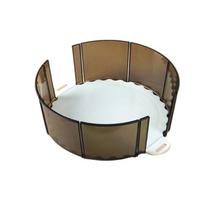 Household 6/8 Grids Equal Portion Cake Cutter Round Professional Cake Divider Plastic Cake Division Mold Pizza