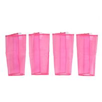 4pcs Horse Leg Boots Breathable Mesh Horse Leg Protective Boots Horse Leg Protector Wraps for Hoof S Roseate