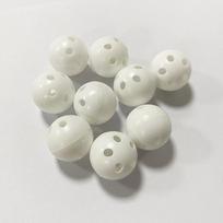 10 vnt. 24 mm plastikiniai barškučio varpelio kamuoliukai, girgždukas, kūdikių žaislai, „pasidaryk pats“ karoliukai, triukšmo generatorius