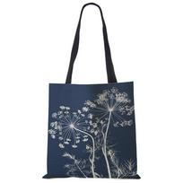 Dandelion Print Tote Shoulder Bag For Women Shopping Reusable For Groceries Folding Travel School Beach Bags KTY