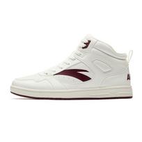 Anta Year 2 Retro Red Simple Versatile Urban Commuting High Top Skate Shoes Men Sneakers White 912548011-2 39