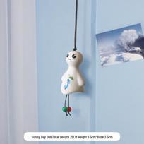 Japanese Wind Chime Ornament for Indoor Décor - Ideal for Girl's Room or Car Interior, Perfect Healing Gift for Girlfriend's Birthday.