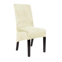 Velvet XL Size Chair Cover Elastic High Back Long Back Chair Soft Big Size Stretch Chair Covers For Home Kitchen Banquet Hotel 1 Piece