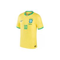 Nike Futbolo Marškinėliai 2022 Pasaulio Taurė Brazilija Neymar 10 Gerbėjų Leidimas Unisex Geltonas DN0680-741 XL
