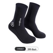 3/5mm Mid-Calf Thickened Diving Socks - Non-Slip, Quick-Drying, Wear-Resistant Beach Sock Covers for Snorkeling, Surfing, Swimming, and Water Sports XXL (45-46)