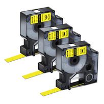 3-10PK 12mm/19mm Flexible Nylon Labels Compatible for Dymo A18488 A18490 Industry Label Tape For DYMO Rhino 4200 5000 Printer (as the picture,12mm)