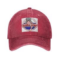Bubba Gump Forest Shrimp Seafood Denim Fabric Cap Casual Baseball Caps Adjustable Hat Summer Unisex Baseball Hats One Size