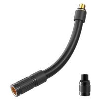 CYCLAMI 8mm Bicycle Air Pump Extension Hose Tube Pipe Cord Cycling Pumping Service Parts Bike Tire Inflator Nozzles Accessories 1 PC