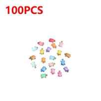 100-500Pcs Mini Resin Turtles Night Glow Turtle Figurines Realistic Glow in The Night Turtle Miniatures Home Decoration Accesso