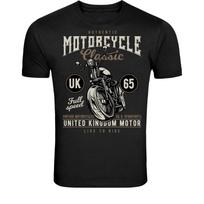 Vintage Motorcycle UK 65 T-Shirt - Classic Biker Retro Motor XXXL