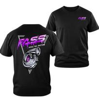 Diesel Turbo T Shirt Double Sided Purple Neon Fuel System Graphic Tee Unisex T-Shirt XXXL