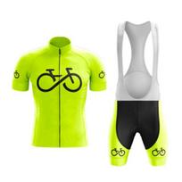 Men Women Cycling Jersey Set With Bib Shorts Breathable Bike Wear Road Mountain Downhill Riding XS