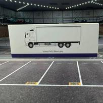1/76 Volvos Alloy Fh Box Type Truck Model Diecast Metal Container Freight Transport Truck Vehicles Car Model Simulation Kids Toy