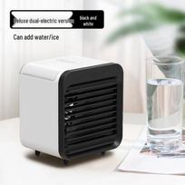 USB Mini Desktop Air Cooler & Humidifier 4000mAh balta/juoda