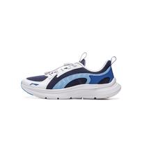 Li Ning Kids Running Versatile Shock Absorption Low Top Running Shoes Kids sneaker Deep-Navy YKFV062-13 32