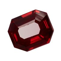 Natural Red Ruby 8.63 Ct Emerald Cut CERTIFIED Stunning Loose Gemstone 13.15 mm approx raudona