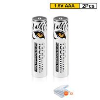 PALO 1,5V AAA 1300mWh Įkraunamas akumuliatorius ličio AAA baterijos pelės žaislo nuotolinio valdymo pulto mikrofonui + C TIPO greitas įkroviklis 2 AAA battery