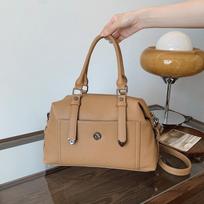 Women's Large-Capacity Fashion Tote: Crossbody, Shoulder, Boston Bag One Size chaki