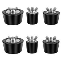 Pack Of 6 Rubber Winter Pool Plugs Expansion Plug Stainless Steel Screws For Inground And Above Ground Pools 1