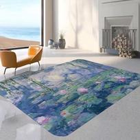 Retro Runner Rug Stylish Small Fresh Floral Print Bedroom Bedside Carpet  Foldable Machine Washable Non-slip Corridor Mats Tapis 40x60cm