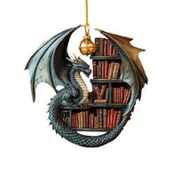 Cartoon Box Horse Pendant Popular Series Chain Christmas Tree Pendant Gift Christmas Decoration One Size