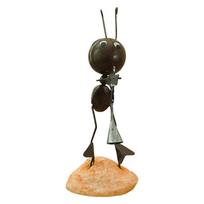 Decorative Iron Ants Statue Sculpture Easy Install Patios Decors Accent Suitable For Fern Support And Yard Ornamentation