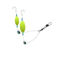 5pcs suspension Carp Fishing Hook Anti bottom Carp Rigs fishing lure  Fishing Tackle 6#-5pcs