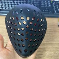 Red Faceshell Black Mini Mask Riding Props Face Cover  Halloween juoda