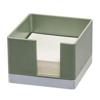 Note Box Portable Sticky Notes Holders Practical Notepad Dispenser School Supplies for Desk and Office Work gray
