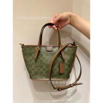 Koujia high quality Taxi21 mini tote bag retro old flower portable vegetable basket versatile fashion messenger women's bag 21*16.5*11.5