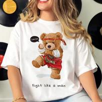 Muay Thai top Women harajuku Japanese comic t shirt feUnisex y2k clothing S