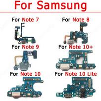 Charging Port For Samsung Galaxy Note 7 8 9 10 Plus Lite N950 N960 N970 Charge Board Usb Connector Flex Cable Plate Spare Parts Note 7 N930F gray
