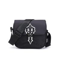 (Juoda) Paštininkas Unisex Trapstar Krepšys Madingas Messenger Oxfordo Audinys Hip Hop Juodas Kvadratas black