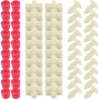 60pcs Car Exterior Plugs Door Seal Clips & Clamps Plugs For Mercedes-Benz W123