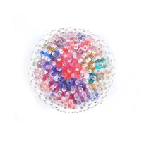 Net No Burr Release Vibrant Multi-Colored Bead Ball Massage Stress Easing Ball Pinch Music Adult Child Squeeze Squish Stress Kneading Toys
