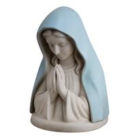 Praying Virgin Mary Night Light Statue Religious Figurine Table Lamp Home Decor LED Soft Glow Indoor Lighting One Size