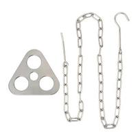 Campfire Tripod Board with Chain Turn Branches into Campfire Tripod Stainless Steel Campfire A