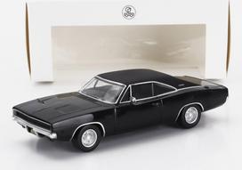 NOREV Dodge Charger Diecast Model Black 1/43 Car, 1968, [Used] juoda