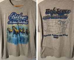 Vintage 80s Touring Against The Wind Bob Seger T-shirt size S-5XL XL