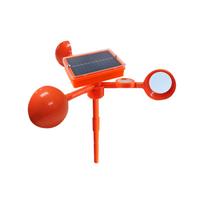 Solar Powered Wind and Sound Bird Repeller Outdoor Ultrasonic Pest Deterrent with Reflective Mirror and Rotating Blades for Garden Yard One Size