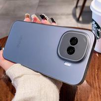 For VIVO iQOO Z11 Turbo Case Hard Fashion Skin Friendly Magnetic Non-slip Protective Back Cover For iQOO Z11 Turbo Shell Bumper Vivo iQOO Z11 Turbo matinė juoda spalva