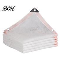 Durable Shade Net White Cloth for Garden, Plant Sun Protection Cover, Mesh Tarp with Grommets, Sunshade Outdoor, Greenhouse, Patio, Chicken 100x200cm balta