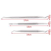Nail Steel Push Stainless Steel Double-Headed Manicure Tool Nail Push Trim Nail Tool