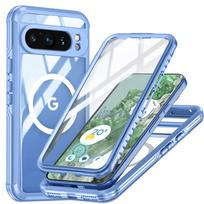Suitable for Google Pixel 9/8 Pro XL Phone Case Three Proof Sealing Anti Drop Dustproof Phone Case All Inclusive For pixel 9 Pro mėlyna