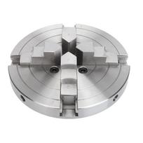 Lathe Chuck 6in 4 Jaw 1INx8TPI Alloy Steel Self Centering Clamping Chuck Accessory Set Kit