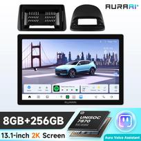 Hizpo 2K Screen Wireless Apple Carplay Android Auto for Renault CLIO 3 2005 - 2014 Car Infotainment Multimedia Player GPS Stereo Intelligent Screen S8 8Core 8G 256G13.1inch